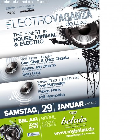 Electrovaganza Deluxe (vol.2) Werbeplakat