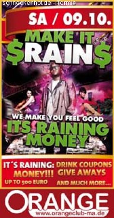 MAKE IT RAIN Werbeplakat