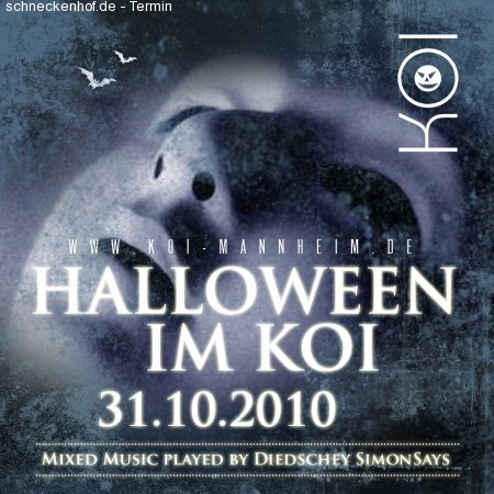 Halloween Im Koi Werbeplakat