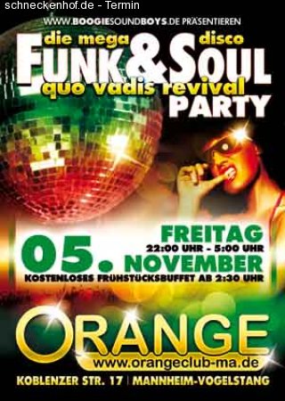 Funk & Soul Quo Vadis Revival Werbeplakat
