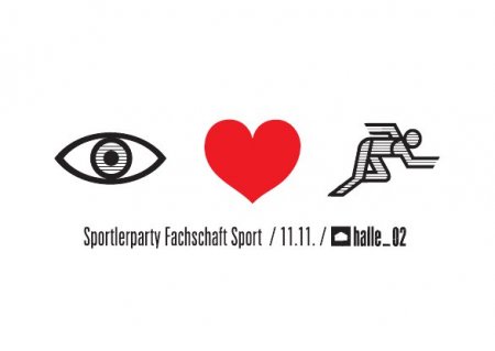 Sportlerparty Werbeplakat
