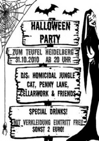 Halloween-Party Werbeplakat