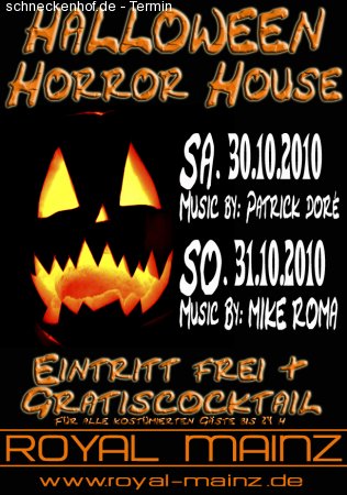 Halloween Werbeplakat