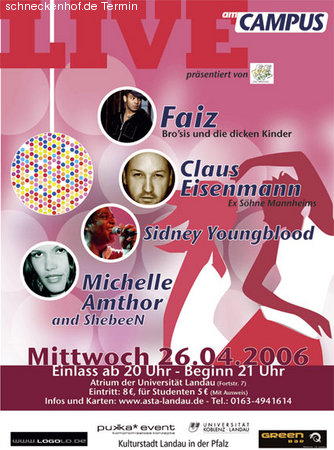 Live am Campus Werbeplakat