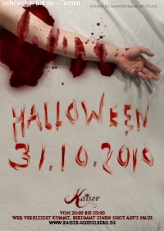 Halloween im Kaiser Werbeplakat