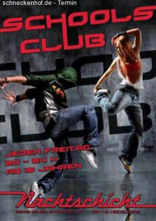 Schools Club Werbeplakat