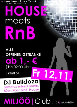 House meets RnB Werbeplakat