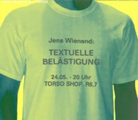 Textuelle Belästigung Werbeplakat