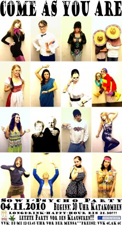 Sowi-Psycho Fotoecke Werbeplakat