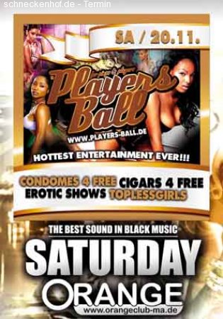 Players Ball Werbeplakat