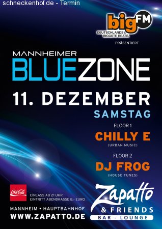BigFM präsentiert:Die BlueZone Werbeplakat