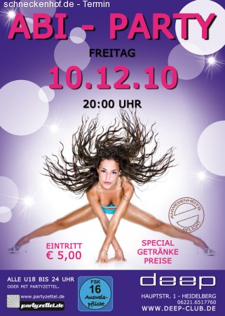 ABI-Party Werbeplakat