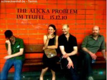 Live Fotos +The Alicka Problem Werbeplakat