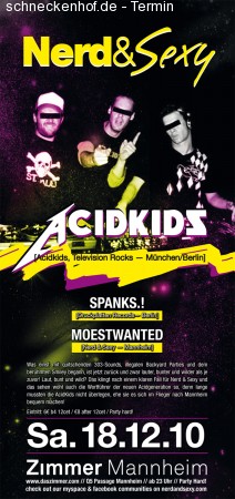 Nerd & Sexy: Acidkids Werbeplakat