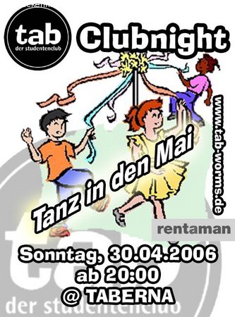 Tanz in den Mai Werbeplakat