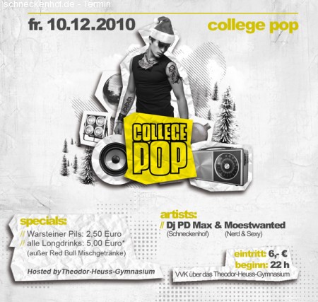 College Pop Werbeplakat
