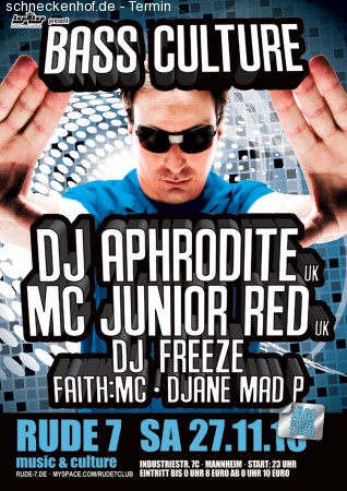 Bass Culture,Heaviest DrumnB Werbeplakat