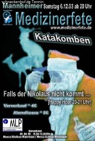 Medizinerfete Werbeplakat