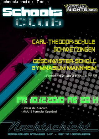 School's Club Werbeplakat