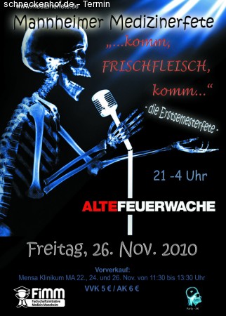 Mannheimer Medizinerfete Werbeplakat