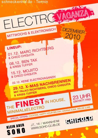 Electrovaganza Werbeplakat