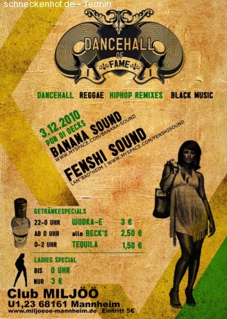 Dancehall of Fame Werbeplakat