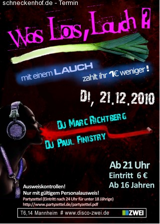 1. Was Los, Lauch ? - Party! Werbeplakat