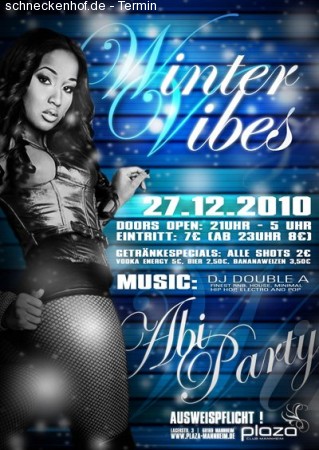 Winter Vibes Werbeplakat