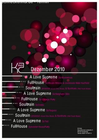 DJ Bergheim Slim (Tighten Up) Werbeplakat