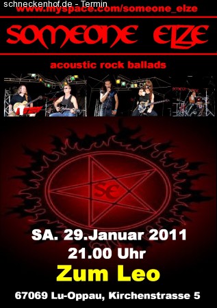 Acoustic Rock Night Werbeplakat