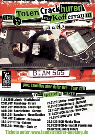 The Toten Crackhuren im Koffer Werbeplakat