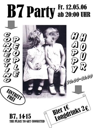 Studentenfete Werbeplakat