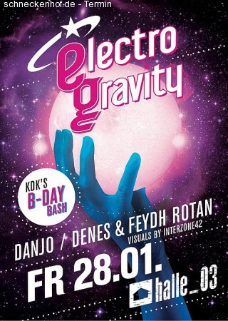 Electrogravity Werbeplakat