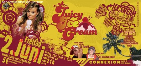 Juicy Ice Cream  Werbeplakat