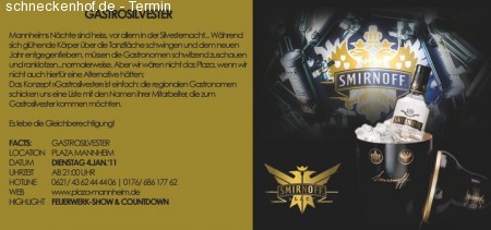 Gastro (Tuesday) Silvester Werbeplakat