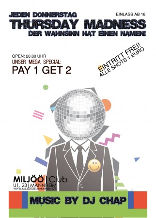 Thursday Madness Werbeplakat