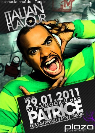 Italian Flavour pres. Patrice Werbeplakat