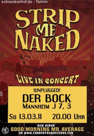 Strip Me Naked Werbeplakat