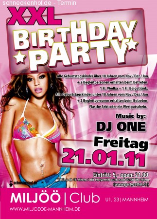 Birthday Xxl Werbeplakat