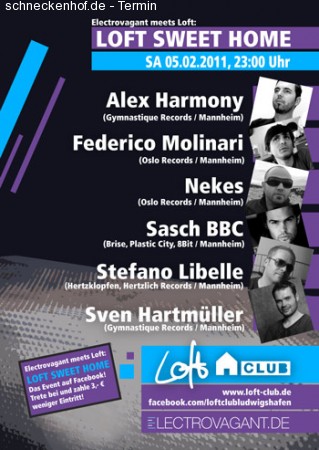 Loft Sweet Home Werbeplakat