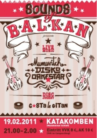 Sounds of Balkan Werbeplakat