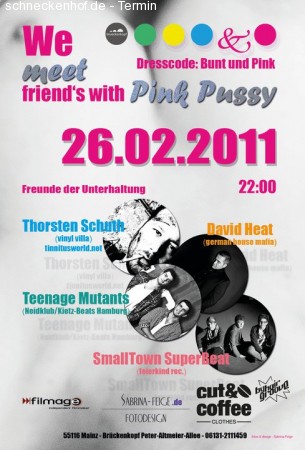 we meet friends Werbeplakat