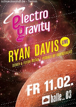 Electrogravity pr.Ryan Davis Werbeplakat