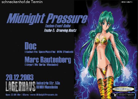Midnight Pressure Werbeplakat