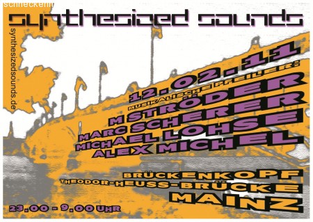 Die elektronische Brücke Werbeplakat