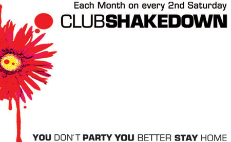 Clubshakedown Werbeplakat
