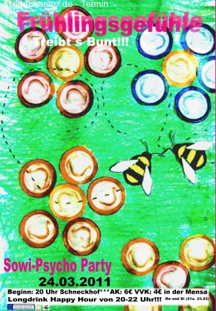 Sowi/Psycho Fete Werbeplakat
