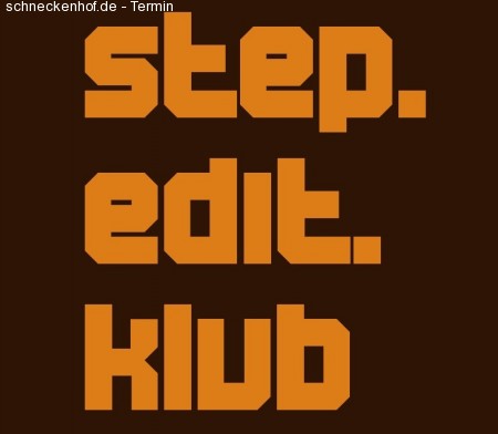 Step.Edit.Klub Werbeplakat