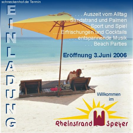 Eröffnungsparty Werbeplakat