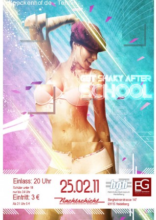 School´s Club Werbeplakat